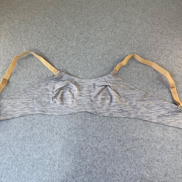 Knix by Knixwear Womens Size 1 - 32A / 32B Seamless Bra Nude Adjustable Wireless - Picture 8 of 11